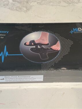 HiDow AcuSlippers Foot Massager Sandals TENS EMS Accessory New